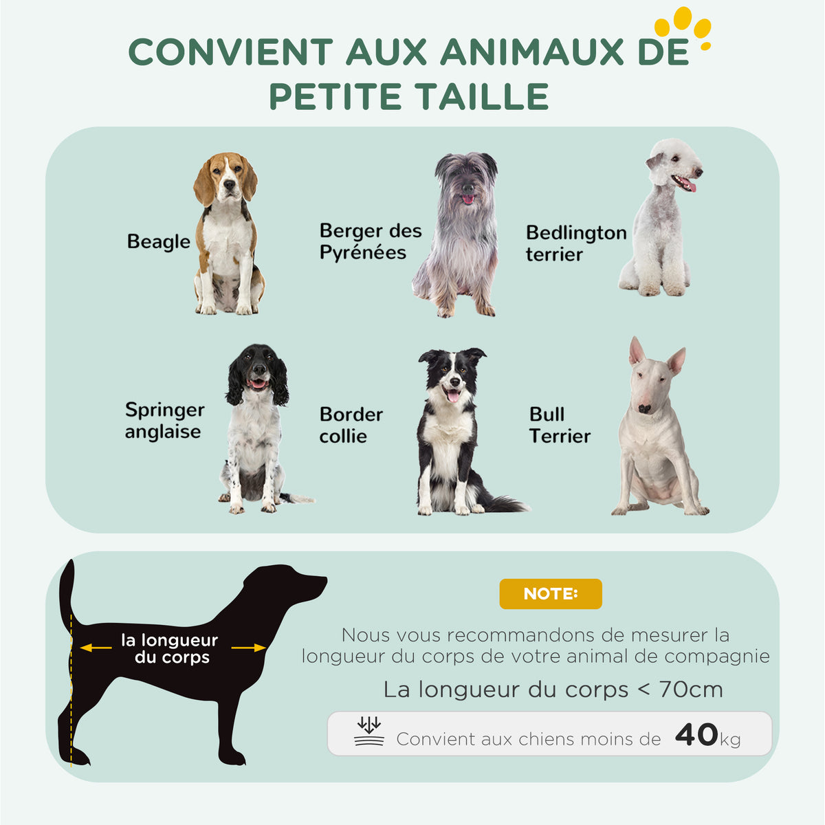 Cage caisse de transport pliante pour chien poignée, plateau amovible, coussin fourni 105 x 70 x 75 cm noir