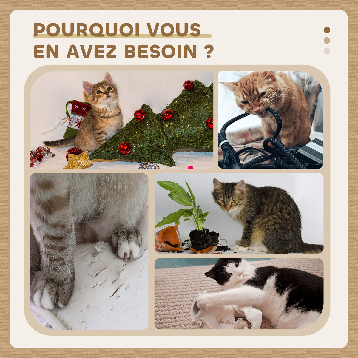 Arbre à chat tour de jeux pour chat, platesformes, niche, lit, hamac, échelle et griffoirs en jute 60x40x130cm jaune